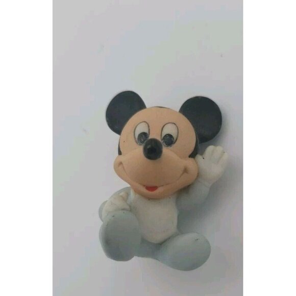 2-Vintage Disney Baby Minnie And Mickey Mouse in Pink Ornament Sri Lanka 2" - Picture 13 of 14